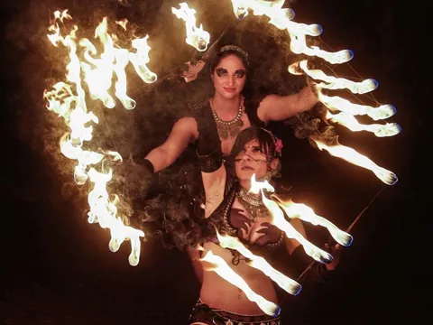 Solar Rain Fire Show