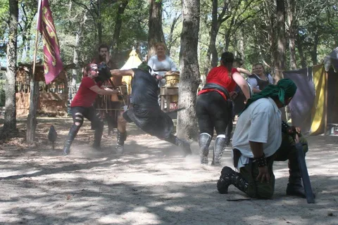 Trial by Combat with Free Company Mecenaries